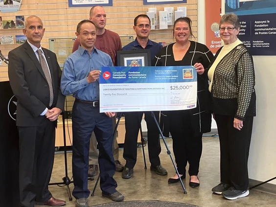 Canada Post Honors Lions Foundation with 2023 Community Grant for Kidsight Vision Program